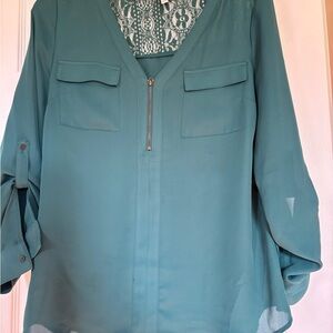 Candie’s Green Women's Top